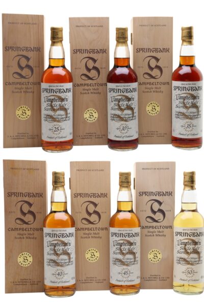 Springbank Millennium Collection25 Year Old – 50 Year Old