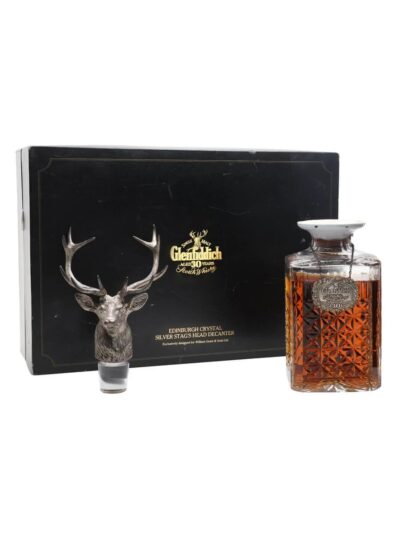 Glenfiddich 30 Year Old Silver Stag Decanter Bot.1980s