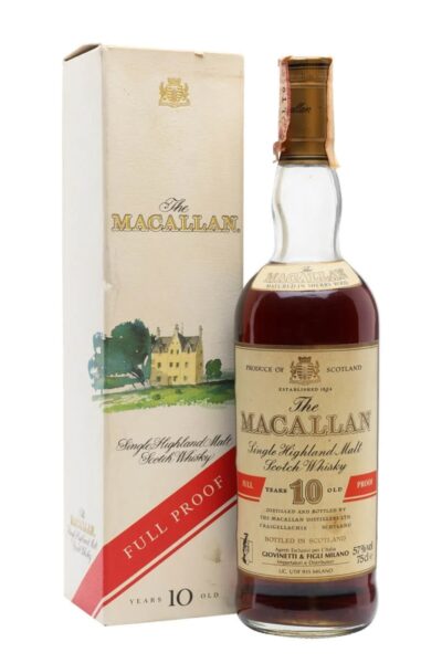 Macallan 10 Year Old Full Proof Bot.1980s
